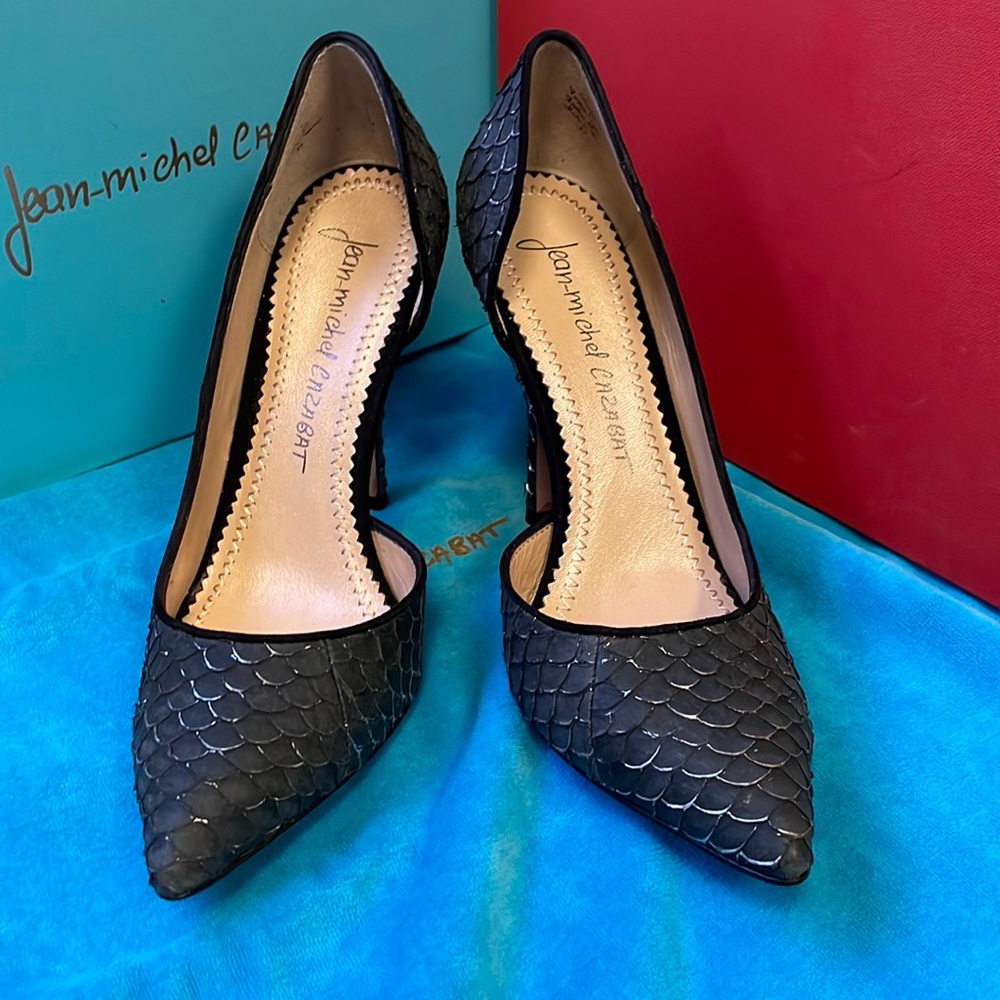 Grey Jean-Michel Cazabat size 7. 4 inch heal.